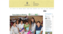 Desktop Screenshot of conservacion.cimmyt.org